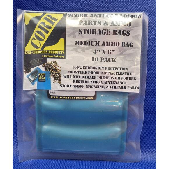 ZCORR Anti Corrosion Medium Ammo Storage Bag 10-Pack NEW - Picture 1 of 5